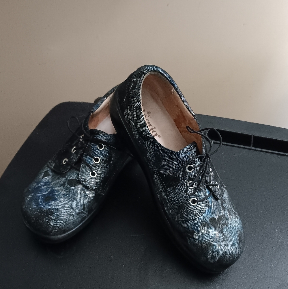 Alegria Black and Blue And Gray Sneakers Comfort Design